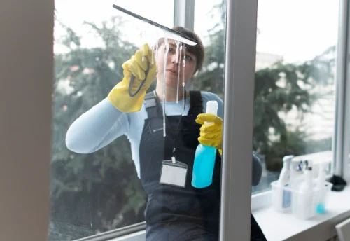 Nettoyage de vitres intérieures et extérieures à Besson